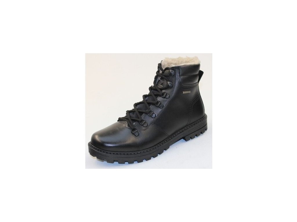 Pánská kožená zdravotní zimní obuv PE/00181596-02 PRETO