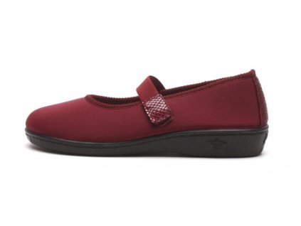 19920 1 mediline damske baleriny 701 23 lycra bordo
