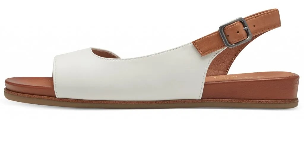 Dámské sandály JANA 8-28160-42 100 bílé Tabulka dámských velikostí: 39