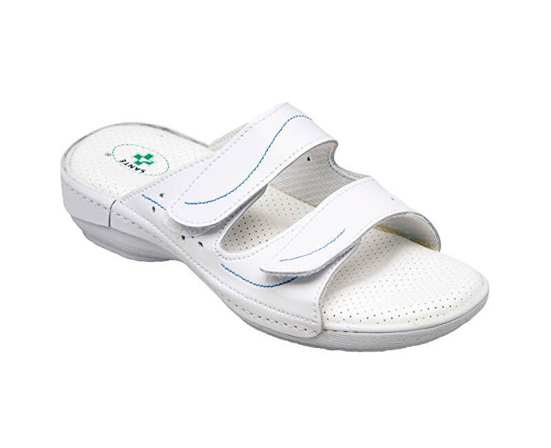Zdravotní obuv dámská N/124/1/10/B bílá Tabulka dámských velikostí: 37