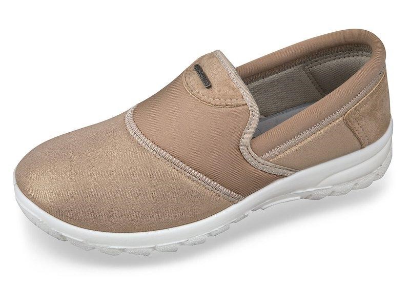 TENISKY - zdravotní obuv - dámská sportovní obuv - přizpůsobivé tenisky boty nízkém klínku stélka MemoSoft Orto Med Tabulka dámských velikostí: 38