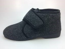 SANTÉ šedá domácí obuv s kožíškem LU/00560R GRIS Tabulka pánských velikostí: 45