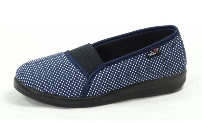 Santé MJ/006087 dámská zdravotní domácí halluxová obuv modrá Tabulka dámských velikostí: 38