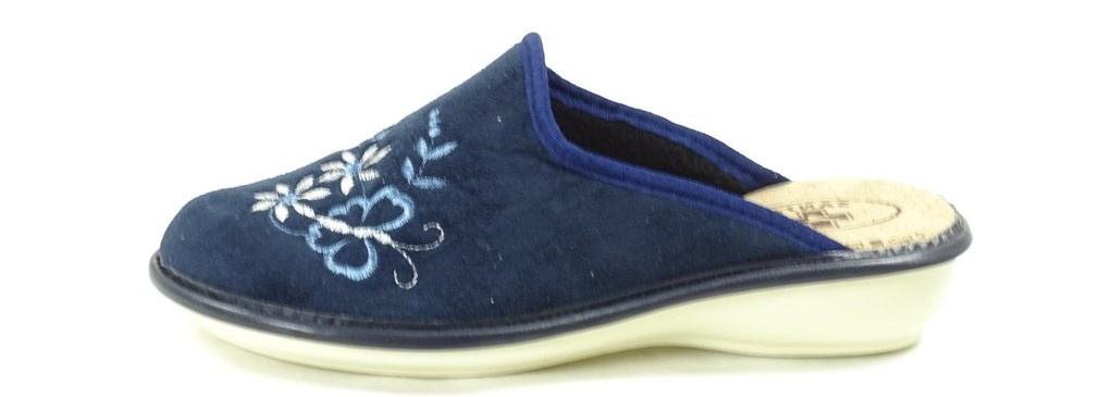 Dámská zdravotně tvarovaná domácí obuv - modrá Tabulka dámských velikostí: 41