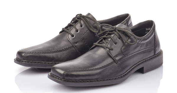 Rieker černé kožené pánské boty B0812-00 Tabulka pánských velikostí: 43
