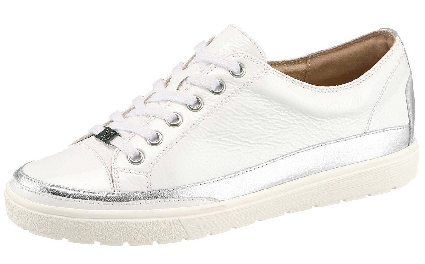 Dámské kožené sneakers tenisky CAPRICE 9-23654 bílé dámské velikosti: 40