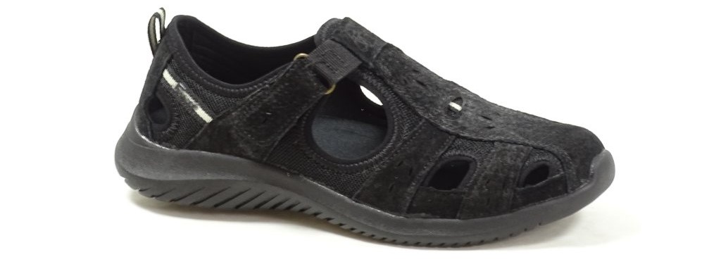 Santé kožená vycházková zdravotně tvarovaná obuv černá Tabulka dámských velikostí: 42