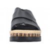 9268 5 damske nazouvaky pantofle na klinku rieker v7989 00 cerne