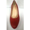 Dámská elegantní červená kožená lodička HUJO C-608C/29