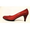 Dámská elegantní červená kožená lodička HUJO C-608C/29