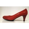 Dámská elegantní červená kožená lodička HUJO C-608C/29