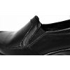 DÁMSKÉ ČERNÉ KOŽENÉ MOKASÍNY NA KLÍNKU BARTON 5719