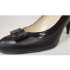 Dámská elegantní kožená čená lodička Pretty 03/1164