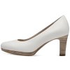 8741 5 damske kozene lodicky na podpatku tamaris 1 1 22410 41 100 bile