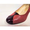 Dámské kožené lodičky  Barton 1918  bordové