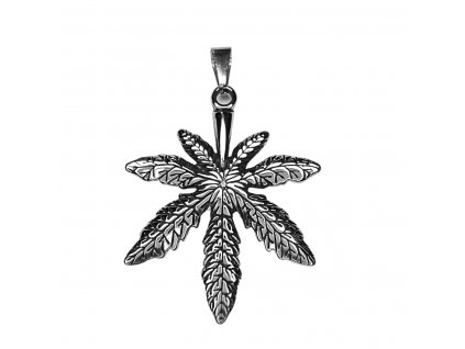 Přívěsek Cannabis PRCHO010 Chirurgická ocel