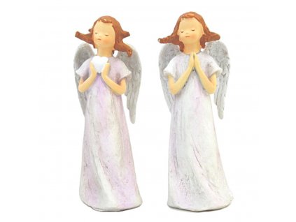 Andělíčci ve fialkových šatech - sada 2 ks ED109304