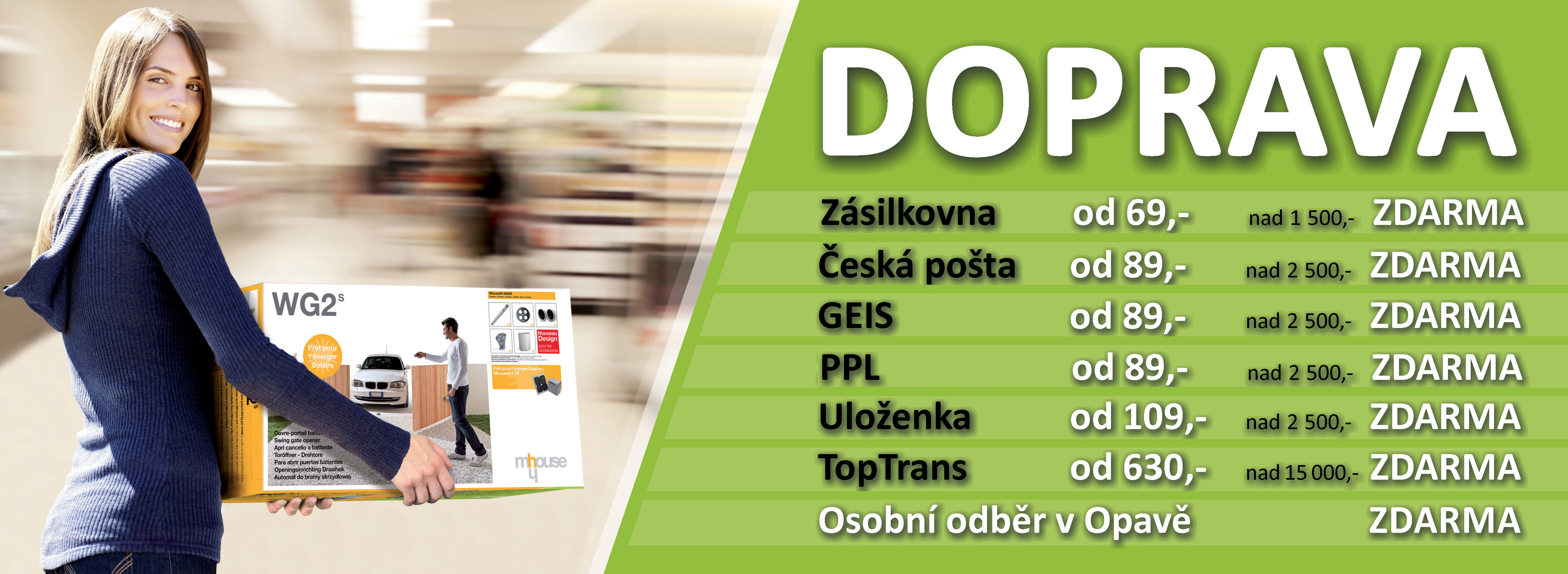 Dopravné Česká republika 1pohony.cz 