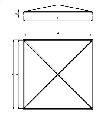 Stříška Cais ROOF10.S