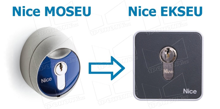 Nice EKSEU – klíčový spínač