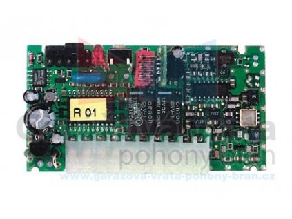 Nice FLOXI2R 2 kanálový zásuvný přijímač PLUG-IN s paměťovou kartou BM 250, plovoucí kód, vhodný také do pohonů Bernal NED