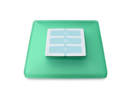 Nice WSS čtvercový rámeček vysílače NiceWay v barvě mořské vody