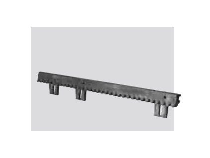 Hřeben plastový V/6 s kovovým jádrem pro brány, uchycení vespod CS.V/6