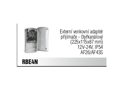 Externí venkovní adaptér přijímače - čtyřkanálový