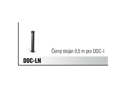 Černý stojan 0,5 m pro DOC-I