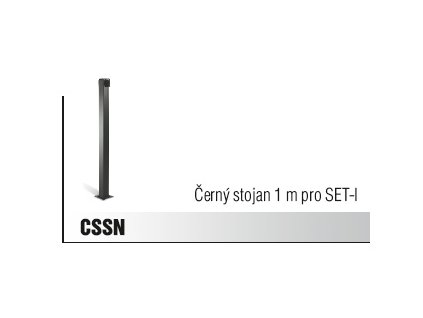 Černý stojan 1 m pro SET-I