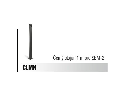 Černý stojan 1 m pro SEM-2