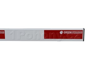GP5B.BPn.4000 hliníkové rameno elektrické závory GreenCenter, profil 23x80 mm, délka 4m