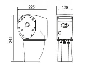 Motor 230V pro průmyslová vrata IP54