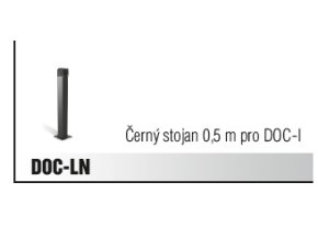 Černý stojan 0,5 m pro DOC-I