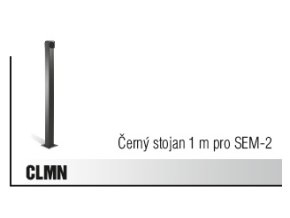 Černý stojan 1 m pro SEM-2