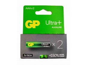 Mikrotužkové baterie GP ULTRA PLUS, alkalické, velikost AAA, LR03, 1,5V