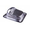 B8/32 INOX středový nerezový doraz křídlové brány