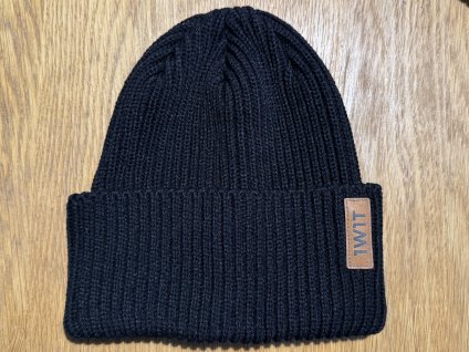 Zimní čepice 1W1T s lemem černá