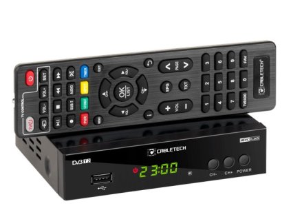 Set-top box CABLETECH URZ0336B, DVB-T2/C, H.265 HEVC, scart – 24365.cz