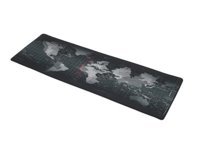 Podložka pod myš Izoxis 8517, mapa světa, šedá, 88x30cm – 24365.cz