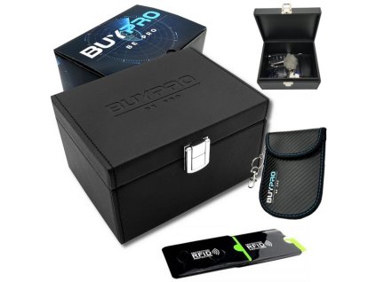 Bezpečnostní box na klíče do auta a karty BUYPRO KEYLESS RFID SIGNAL BLOCKER – 24365.cz