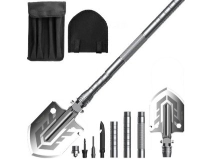 Polní skládací lopatka 16 v 1, 67 cm Trizand 22640 – 24365.cz