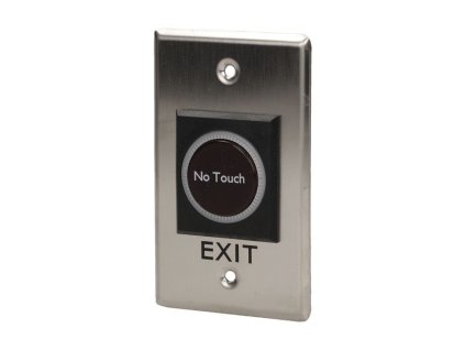 Bezdotykový spínač Orno OR-ZS-812 No Touch exit button, AL – 24365.cz