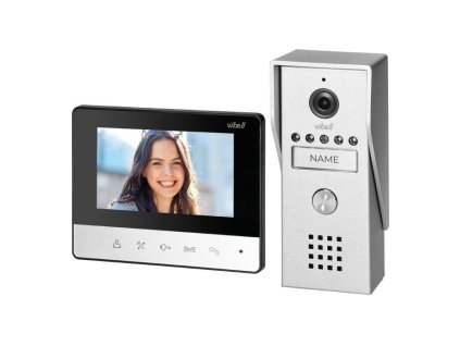 Videozvonek ORNO VI-VID-RO-1077, Vibell Lira, rodinný, LCD 4,3" – 24365.cz