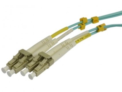 Patch kabel  FO MM LC-LC duplex 50/125 OM3 15m LSZH – 24365.cz