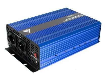 Měnič napětí 12V/230V 4000W, AZO Digital IPS-4000S, čistá sinusovka – 24365.cz