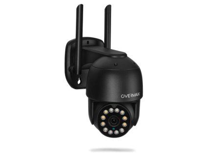 IP kamera otočná OVERMAX CAMSPOT 4.95, MicroSD, 60m, H.265, černá – 24365.cz