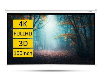 Projekční plátno Overmax Semi 100, 201x124cm (16:9) 100" – 24365.cz