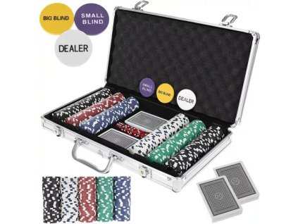 Poker sada 300 žetonů v HQ kufru ISO 23528 – 24365.cz