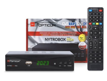 OPTICUM NYTROBOX NSe T2/C H.265 HEVC – 24365.cz